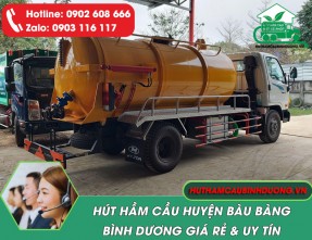 Hút Hầm Cầu Bàu Bàng Bình Dương 0902 608 666 GIÁ RẺ