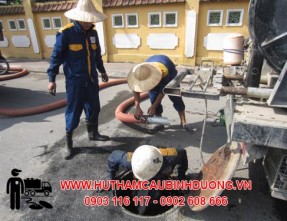 Dịch vụ thông cống nghẹt uy tín giá rẻ tại KCN Vsip 2 - Bình Dương