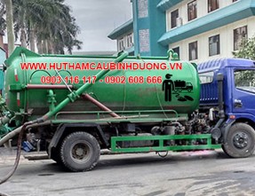 Dịch vụ hút hầm cầu uy tín giá rẻ với máy móc hiện đại tại Bố Lá - Phú Giáo