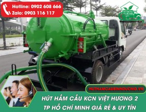 Hút hầm cầu KCN Việt Hương 2 TPHCM | Hút sạch không mùi – Giá tốt