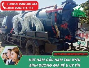【 HÚT HẦM CẦU 】KCN Nam Tân Uyên Bình Dương ✔️ Giá rẻ - Sạch 100%