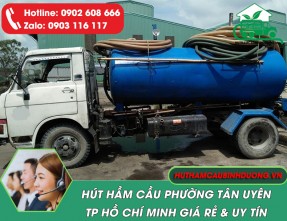 Hút Hầm Cầu Phường Tân Uyên TP.HCM – Nhanh Chóng, Giá Rẻ 24/24