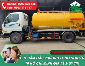 Hút hầm cầu phường Tân Uyên Giá Rẻ – Sạch Triệt Để – Không Đục Phá