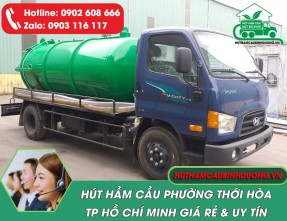 Dịch Vụ Hút Hầm Cầu Phường Thới Hòa Uy Tín - Giá Tốt - Không Đục Phá