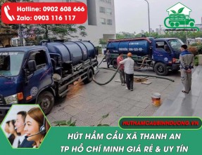 Hút Hầm Cầu Xã Thanh An TPHCM – Nhanh Gọn, Sạch Sẽ, Không Mùi, Giá Rẻ