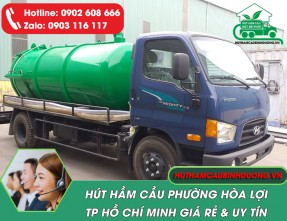 Hút Hầm Cầu Tại Phường Hòa Lợi Nhanh, Sạch, Giá Tốt, 24/24