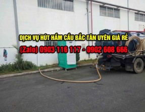 Nhận hút hầm cầu tại Bắc Tân Uyên. Cam kết giá rẻ, hút sạch tuyệt đối