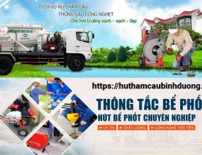 Hút hầm cầu Bình Dương Uy tín ✓ Giá tốt ✓ Khảo sát miễn phí
