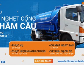 Hút hầm cầu Bình Dương cam kết sạch triệt để, giá rẻ
