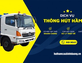 Hút hầm cầu Bình Dương ✓ Cam kết hút sạch sẽ ✓ Uy tín【Alo Là Có Mặt】✓ Phục Vụ 24/24