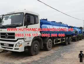 Dịch vụ hút hầm cầu Tân Uyên Bình Dương uy tín giá rẻ, đảm bảo sạch sẽ