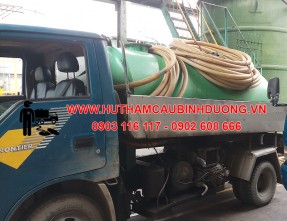 Đội xe thông cống nghẹt, hút hầm cầu, nạo vét hố ga giá rẻ uy tín tại Thuận An