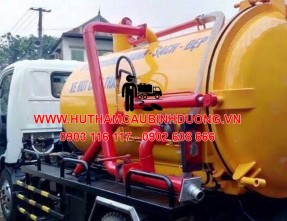 Đội xe hút hầm cầu giá rẻ, uy tín tại KCN Mỹ Phước 3 - Bến Cát