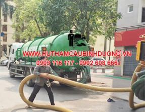 Đội xe hút hầm cầu Bến Cát uy tín với máy móc hiện đại, bảo hành dài hạn