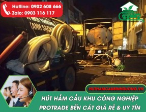 Hút Hầm Cầu KCN Quốc Tế Protrade Giá Rẻ, Uy Tín, Phục Vụ 24/24
