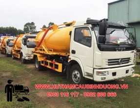 Chuyên hút hầm cầu, thông tắc cống rãnh sạch sẽ uy tín tại kcn Sóng Thần 2