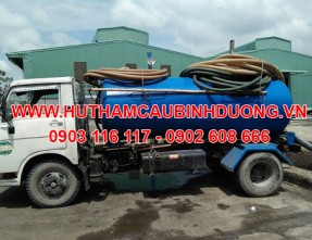 Dịch vụ hút hầm cầu kcn Thới Hòa Bến Cát giá rẻ uy tín nhất