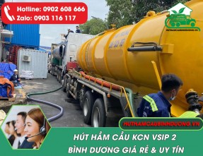 HÚT HẦM CẦU - THÔNG CỐNG NGHẸT KCN VSIP 2 GIÁ RẺ!!! ☎️ 0902 608 666