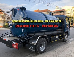 Hút hầm cầu Lai Hưng - Bàu Bàng giá rẻ, nhanh chóng, chuyên nghiệp nhất