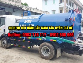 Dịch vụ hút hầm cầu tại Nam Tân Uyên giá rẻ nhanh chóng uy tín nhất