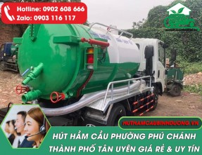 Dịch Vụ Hút hầm cầu Phường Phú Chánh ✓ Uy tín - Giá rẻ ✓ Phục vụ 24/24