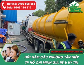 Hút Hầm Cầu Phường Tân Hiệp TPHCM Nhanh Chóng – Giá Rẻ – Uy Tín