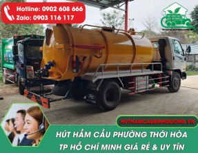 Hút Hầm Cầu Thới Hòa Nhanh Chóng, Sạch Sẽ, Giá Hợp Lý