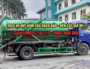 Dịch vụ hút hầm cầu Rạch Bắp giá rẻ với chất lượng tốt nhất