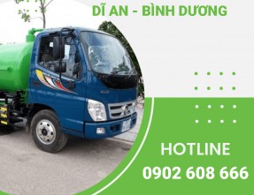 Hút hầm cầu Sóng Thần Dĩ An Bình Dương ✅ [GIÁ RẺ] & [UY TÍN]