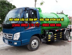 Dịch vụ hút hầm cầu giá rẻ uy tín tại xã Tân Mỹ - Bắc Tân Uyên
