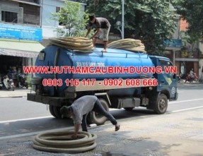 Hút hầm cầu kcn Tân Đông Hiệp - Dĩ An uy tín giá rẻ
