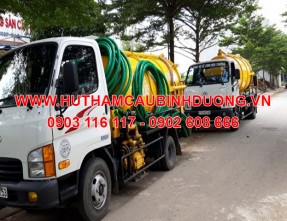 Dịch vụ hút hầm cầu uy tín nhanh chóng sạch sẽ tại kcn Vsip 2 Bến Cát