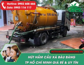 Hút Hầm Cầu Xã Bàu Bàng – Uy Tín, Nhanh Chóng, Giá Rẻ