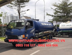 Dịch vụ hút hầm cầu giá rẻ uy tín tại xã An Tây - Bến Cát