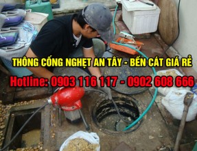 Thông cống nghẹt An Tây - Nhanh Chóng - Giá Rẻ - Uy Tín