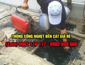 Đội xe thông cống nghẹt Bến Cát chuyên nghiệp, giá rẻ với máy móc hiện đại