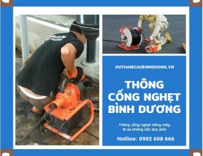 Đội xe thông cống nghẹt Bình Dương uy tín, cam kết chất lượng, bảo hành dài hạn