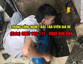 Dịch vụ thông cống nghẹt Bắc Tân Uyên chuyên nghiệp nhanh chóng với giá tốt nhất