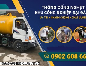 Dịch vụ thông cống nghẹt KCN Đại Đăng GIÁ RẺ - UY TÍN - PHỤC VỤ 24/7
