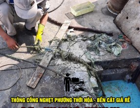 Thông cầu cống nghẹt Mỹ Phước giá rẻ chuyên nghiệp đảm bảo sạch sẽ