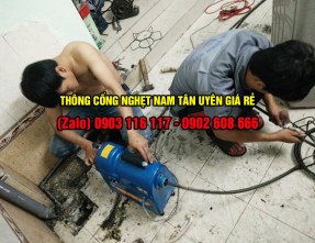 Đơn vị thông cống nghẹt giá rẻ chuyên nghiệp tại Nam Tân Uyên - Bình Dương