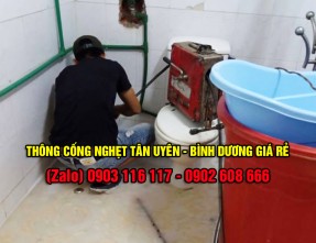 Đơn vị thông cống nghẹt, nạo vét hố ga giá rẻ uy tín tại Tân Uyên - Bình Dương
